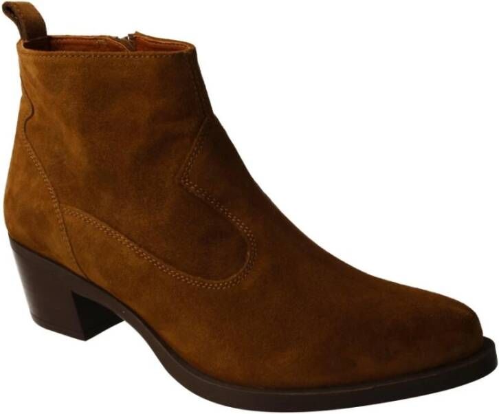 Unisa Ankle Boots Bruin Dames