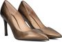 Unisa Pumps Stiletto Dames Damesschoenen Leer hoogte Toller Brons - Thumbnail 3