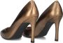 Unisa Pumps Stiletto Dames Damesschoenen Leer hoogte Toller Brons - Thumbnail 4