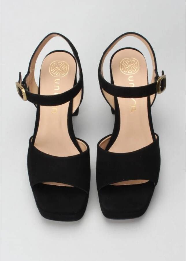Unisa Elegante hoge hak sandalen Black Dames