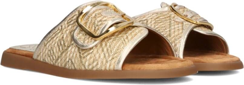Unisa Gouden Pantoffels Yellow Dames