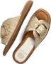 UNISA Slippers Dames Cray Maat: 39 Materiaal: Leer Kleur: Goud - Thumbnail 5
