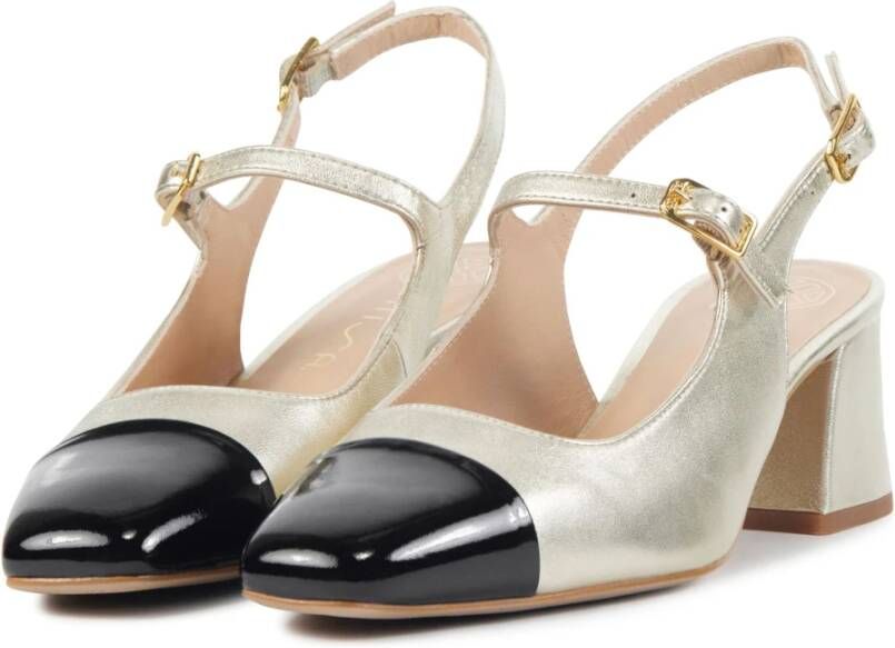 Unisa Gouden Pumps Beige Dames