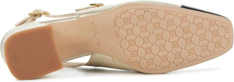 Unisa Gouden Pumps Beige Dames
