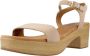 Unisa High Heel Sandals Beige Dames - Thumbnail 4