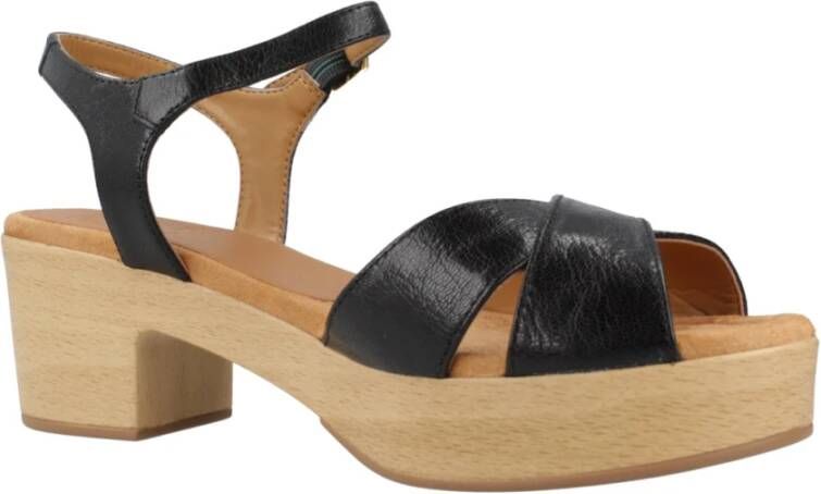 Unisa Hoge hak sandalen met bandjes Brown Dames