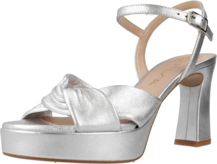 Unisa High Heel Sandals Gray Dames