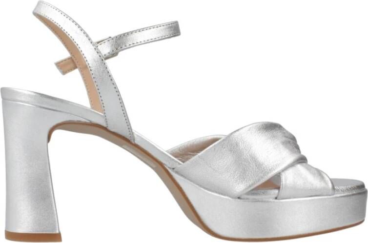 Unisa High Heel Sandals Gray Dames