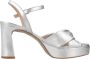 Unisa Onoa sandalette van leer met metallic finish - Thumbnail 27