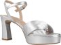 Unisa Onoa sandalette van leer met metallic finish - Thumbnail 28