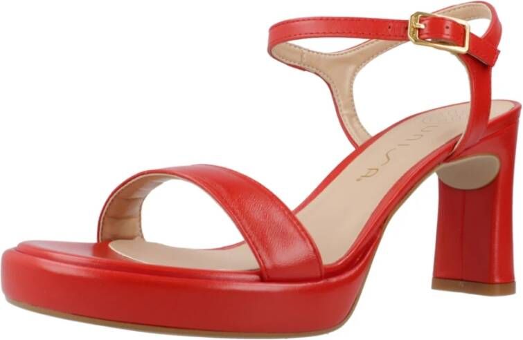 Unisa High Heel Sandals Red Dames