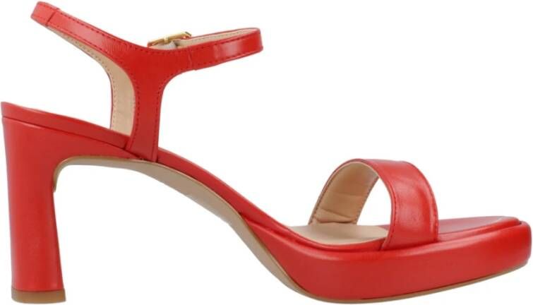Unisa High Heel Sandals Red Dames