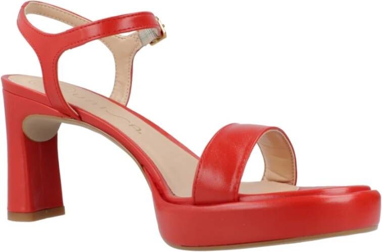 Unisa High Heel Sandals Red Dames