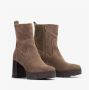 UNISA Enkellaarsjes Dames Kinton Maat: 41 Materiaal: Suède Kleur: Taupe - Thumbnail 10