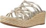 Unisa Platform Wedges Sandalen Yellow Dames - Thumbnail 5