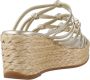 Unisa Platform Wedges Sandalen Yellow Dames - Thumbnail 6