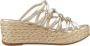 Unisa Platform Wedges Sandalen Yellow Dames - Thumbnail 7