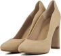Unisa Pumps Stiletto Dames Damesschoenen Suède Blokhak hoogte Pascual sue Zand - Thumbnail 7