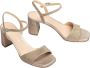 Unisa Bekijk hier de Moraty EV PLATINO van by SHUZ sandalen dames EV PLATINO Textiel - Thumbnail 9