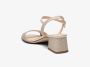 Unisa Metallic Leren Vierkante Zool Sandalen Gray Dames - Thumbnail 7