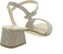 Unisa Metallic Leren Vierkante Zool Sandalen Gray Dames - Thumbnail 10
