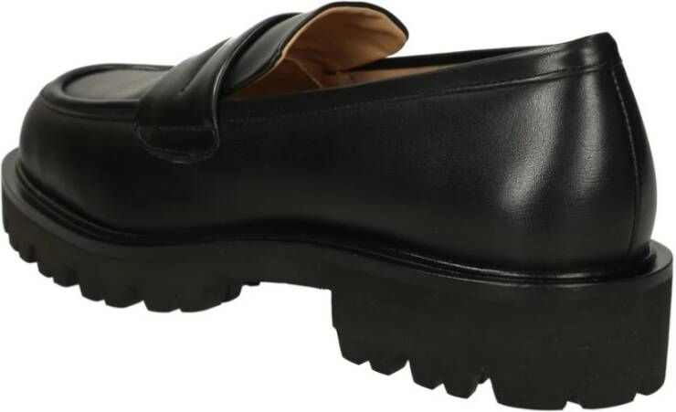 Unisa Stijlvolle Loafer Schoenen voor Vrouwen Black Dames