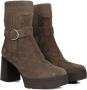 UNISA Enkellaarsjes Dames Kalexi Maat: 42 Materiaal: Suède Kleur: Taupe - Thumbnail 4