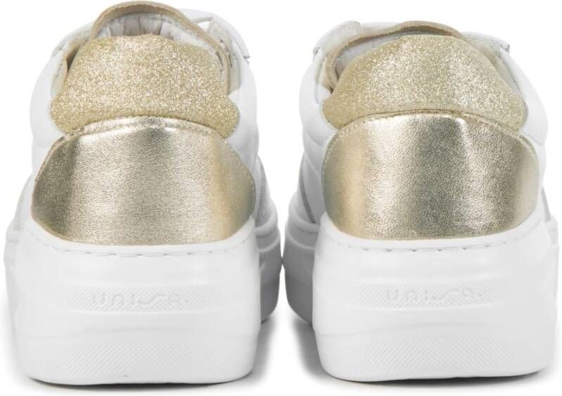 Unisa Witte Combi Sneakers Multicolor Dames
