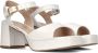 UNISA Sandalen Dames Ney Trouw Maat: 35 Materiaal: Leer Kleur: Gebroken wit - Thumbnail 2
