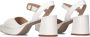 UNISA Sandalen Dames Ney Trouw Maat: 35 Materiaal: Leer Kleur: Gebroken wit - Thumbnail 3