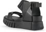 United Nude Delta Run Platte Sandalen Black Dames - Thumbnail 5
