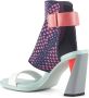 United Nude Grafisch Geweven Slingback Sandaal met Flared Hak Multicolor Dames - Thumbnail 4