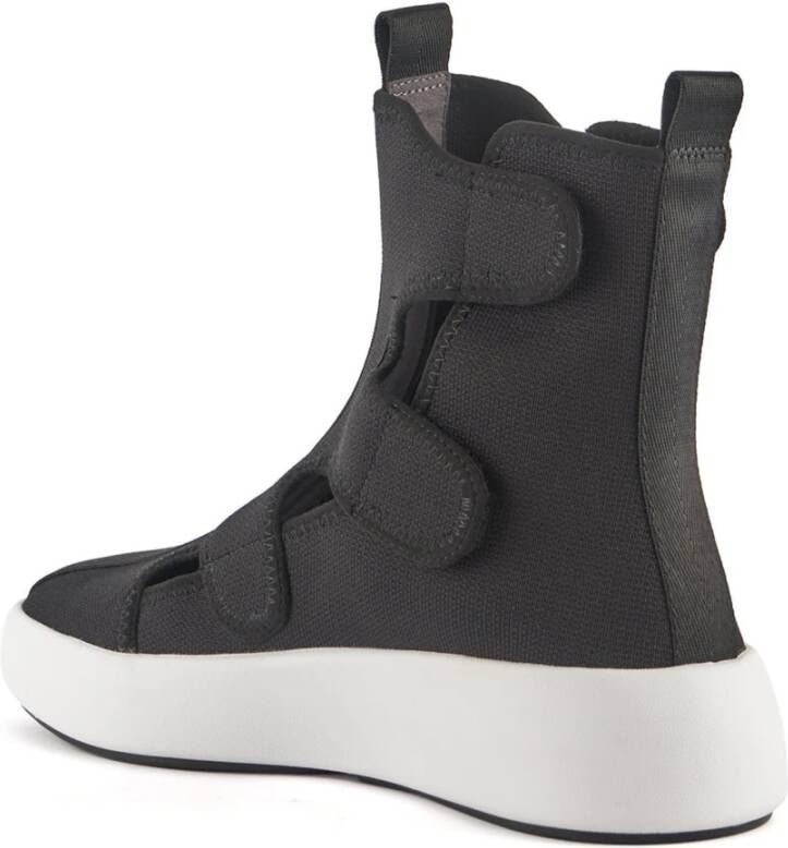 United Nude Grafische Geweven High Top Sneaker Black Heren