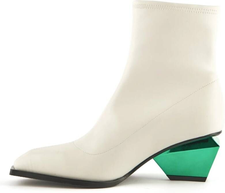 United Nude Jacky Bootie White Dames