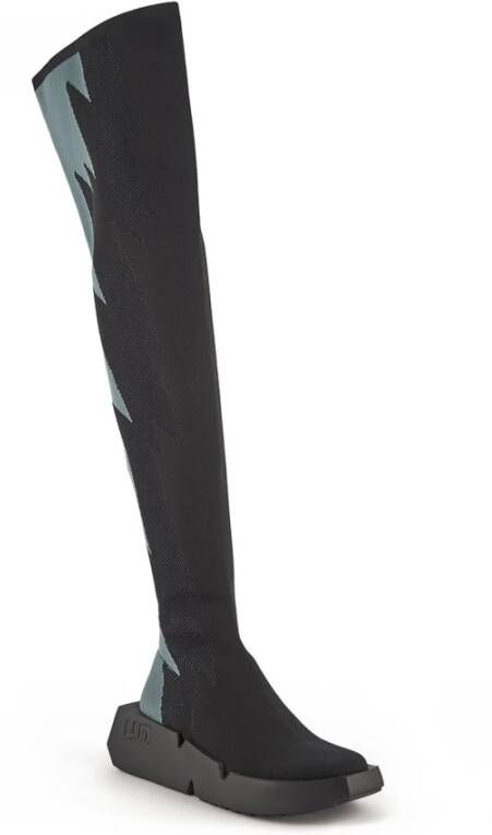 United Nude Mega Long Boot Black Dames