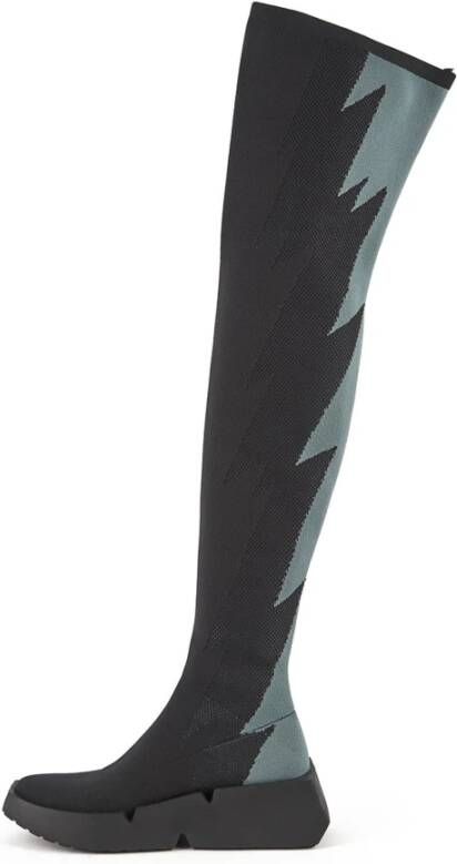 United Nude Mega Long Boot Black Dames