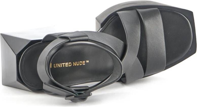 United Nude Stage Sandal Black Dames