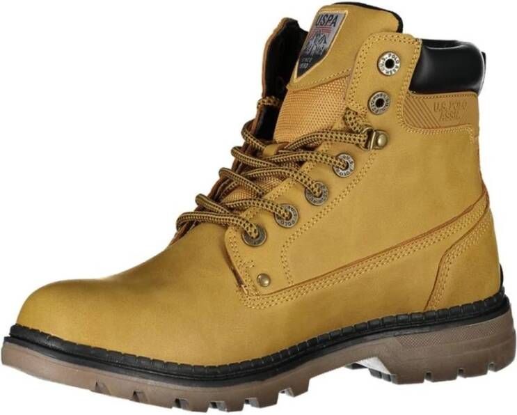 U.s. Polo Assn. Ankle Boots Yellow Heren