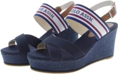 U.s. Polo Assn. Basis Sneakers Blue Dames