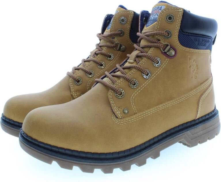 U.s. Polo Assn. Beige Hoge Heren Veterschoenen Beige Heren