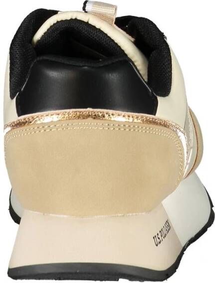 U.s. Polo Assn. Beige Polyester Sneaker met Contrastdetails Beige Heren