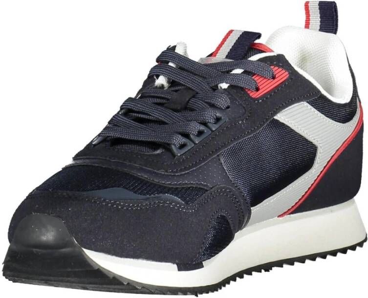 U.s. Polo Assn. Blauwe Lage Top Veterschoenen voor sport