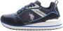 U.s. Polo Assn. Blauwe Polyester Sneakers met Contrasterende Details - Thumbnail 2