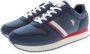 U.s. Polo Assn. Blauwe Polyester Sneakers met Logo - Thumbnail 2