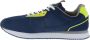 US Polo Scarpe sneaker running Nobil 004 in ecopelle Us22Up23 Blauw Heren - Thumbnail 5