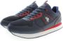 U.s. Polo Assn. Blauwe Sportsneakers met Contrasterende Details - Thumbnail 2