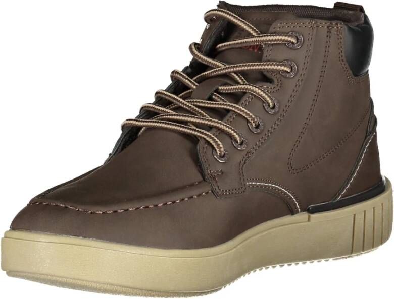U.s. Polo Assn. Bruine Heren Hoge Veterschoenen Brown Heren