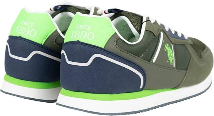 U.s. Polo Assn. Casual Sneakers Ronde Neus Logo Print Multicolor Heren
