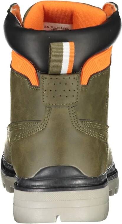 U.s. Polo Assn. Elegante hoge laarzen met contrastdetails Green Heren