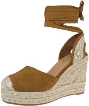 U.s. Polo Assn. Espadrilles Sandalen Brown Dames